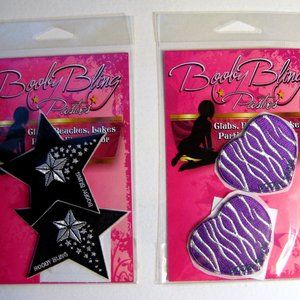 Pasties  Quility Embroidered Reusable Booby Bling